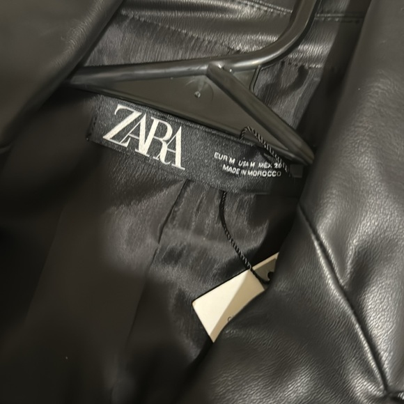 ZARA FAUX LEATHER VEST - Picture 11 of 11